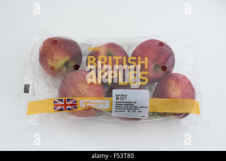Bag of British Apples Stock Photo