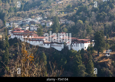 Trongsa Dzong, Trongsa, Bhutan Stock Photo