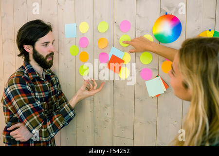 Creative team discussing new ideas Stock Photo