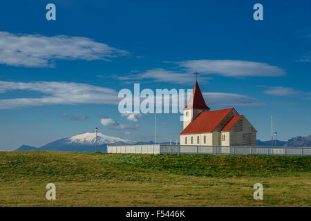 Stadarstadur Church, Snaefellsnes Peninsula, Iceland Stock Photo