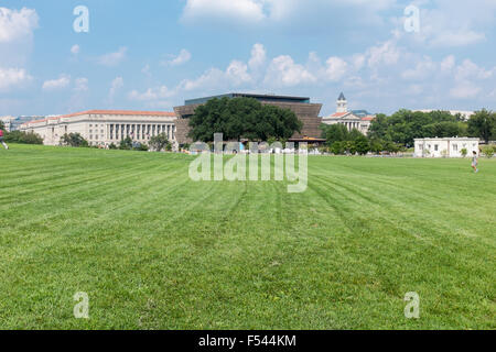 National Museum of African American History and Culture, part of the Smithsonian Institute in the National Mall, Washington DC, USA Stock Photo