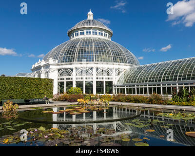 Haupt Conservatory in the New York Botanical Garden, The Bronx, NY, USA Stock Photo