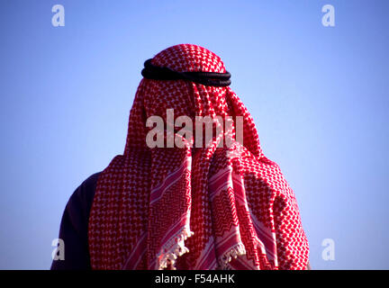 Arab man with head scarf Stock Photo