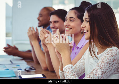 Creative business team at meeting Stock Photo