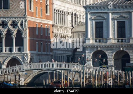 Bridge of Sighs and Doge's Palace, Venice, Italy