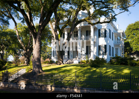 Stanton Hall, Greek Revival style 19th Century antebellum mansion house in Natchez, Mississippi, USA Stock Photo