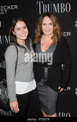 Los Angeles, CA, USA. 27th Oct, 2015. Sophia Bach, Catherine Bach at arrivals for TRUMBO Premiere, Samuel Goldwyn Theater (AMPAS), Los Angeles, CA October 27, 2015. Credit:  Elizabeth Goodenough/Everett Collection/Alamy Live News Stock Photo