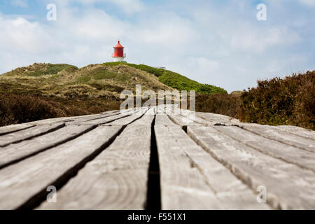 Norddorf Lighthouse, Amrum, North Frisia, Schleswig-Holstein, Germany ...