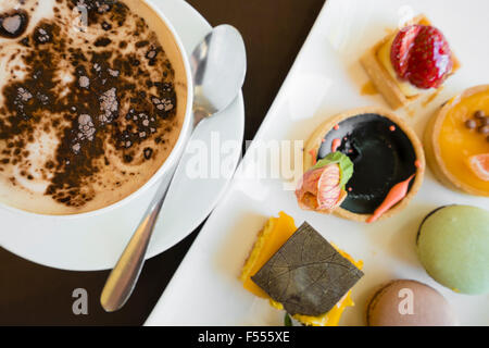Dessert and coffee Stock Photo