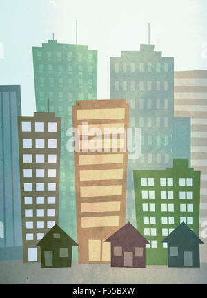 Buildings in a city Stock Photo - Alamy