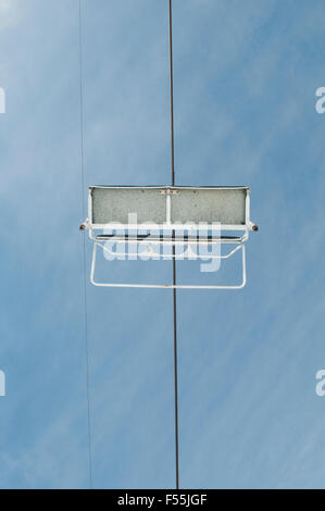 Empty cable carts at Faraya skiing resort Kesrwan district Lebanon Stock Photo