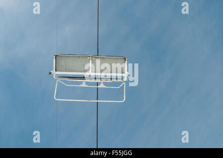 Empty cable carts at Faraya skiing resort Kesrwan district Lebanon Stock Photo