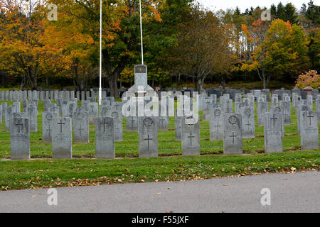 Veterans Cemetery for sailors and soldiers Stock Photo