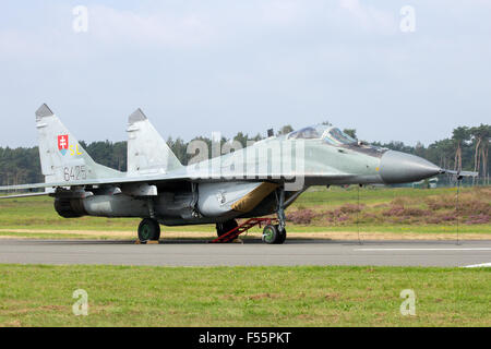 Slovak Air Force MiG-29 Fulcrum fighter jet Stock Photo