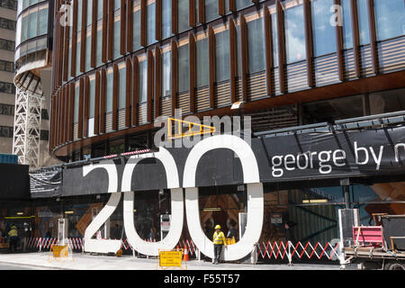 construction by mirvac at 200 george street in Sydney city centre, new offices for ernst and young EY, Sydney, Australia Stock Photo