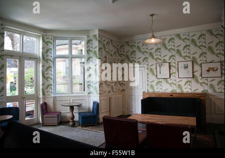 House of St Barnabas Room - Soho, London Stock Photo