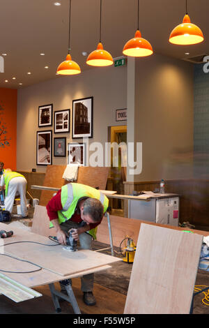 Costa Coffee Expansion continues as new cafe bar due to open in Chapel Street, Southport, Merseyside, UK Stock Photo