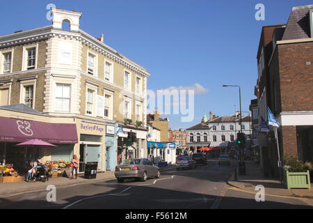 High Street Wimbledon Village London Stock Photo