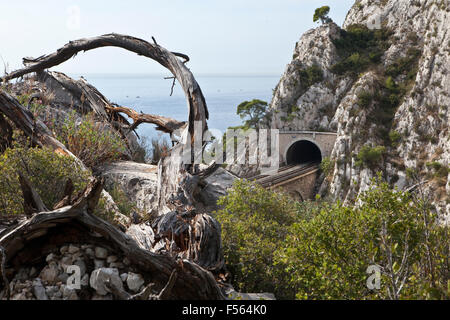 Côte Bleue,West of Marseilles Stock Photo