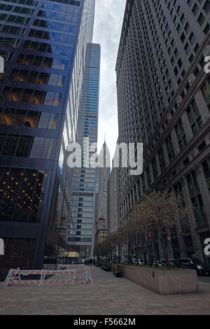 Empire State Building located in Midtown Manhattan on Fifth Avenue. It became NYCs tallest building after the World Trade Center was destroyed in the terrorist attacks of September 11, 2001 until 2013 Stock Photo