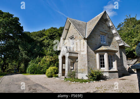 House; Loe Pool; Penrose; Cornwall; UK Stock Photo