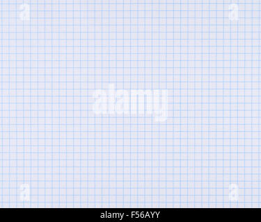 Background of notebook sheet in cage Stock Photo