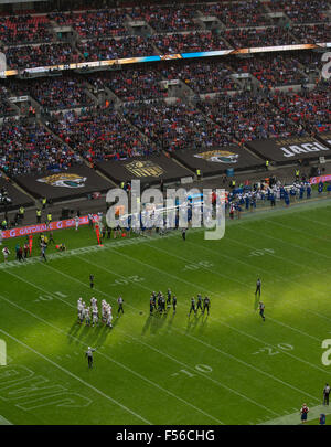 Jacksonville Jaguars vs Buffalo Bills NFL at Wembley Arena UK Stock Photo