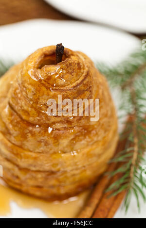 Wrapped Pears Dessert. Stock Photo