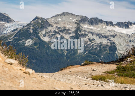 Elfin Lakes in Garibaldi Park, Beautiful hike and gorgeous nature of British Columbia, Canada Stock Photo