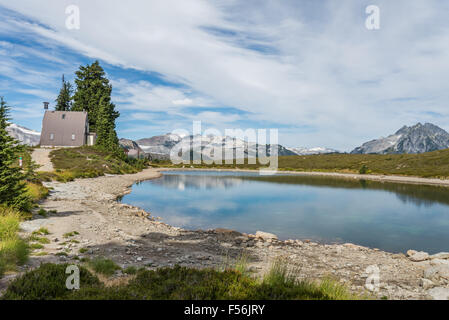 Elfin Lakes in Garibaldi Park, Beautiful hike and gorgeous nature of British Columbia, Canada Stock Photo