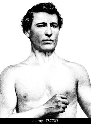John C. Heenan, the champion of America (the benicia boy) ca 1860 Stock
