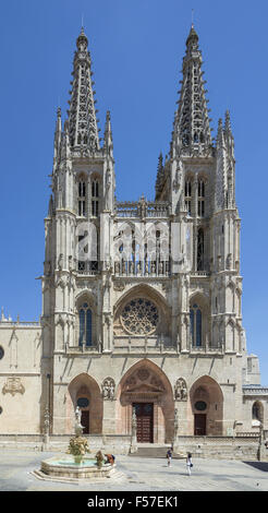 Cathedral, Burgos, Castilla y León, Castilla, Spain Stock Photo