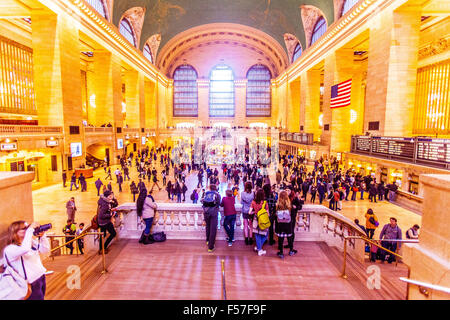 Main Concourse in Grand Central Terminal, Manhattan, New York City, united states of America. Stock Photo