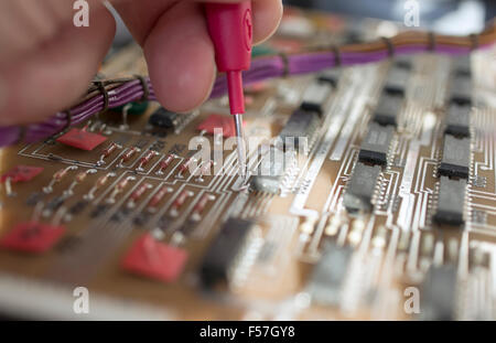Hand With Tester Stock Photo
