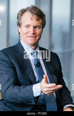 Brian Moynihan,  Bank Of America's CEO at 1 Bryant Park Head Quarters tower Stock Photo