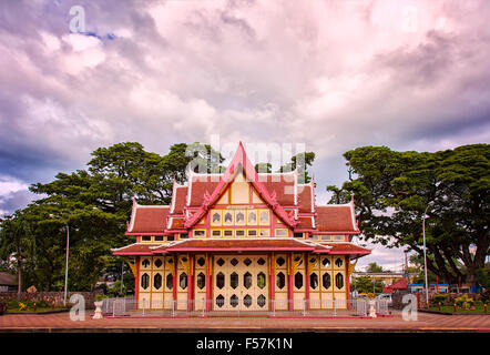 Image of the train station in Hua Hin, Thailand. Stock Photo