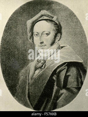 The Italian composer Gioacchino Rossini Stock Photo