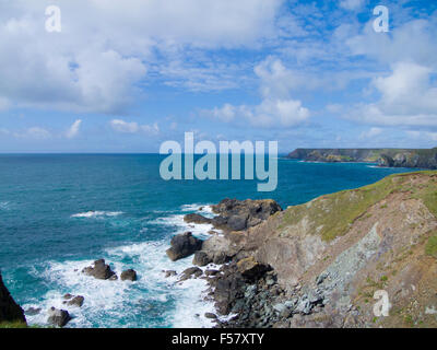 Lizard Point Rocks Lizard Point & Quadrant Rocks, Lizard Peninsula, Cornwall, England, UK ...