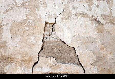 the collapsing wall Stock Photo