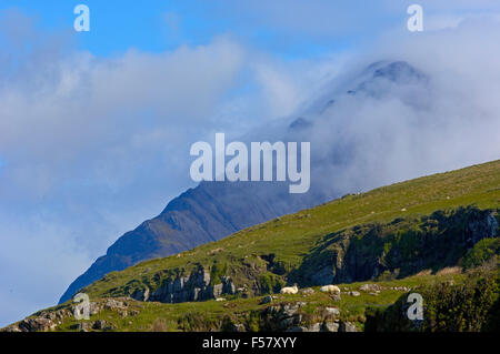 Cuillin Hills from Elgol, Isle of Skye, Western Highlands, Scotland, U.K, Europe Stock Photo