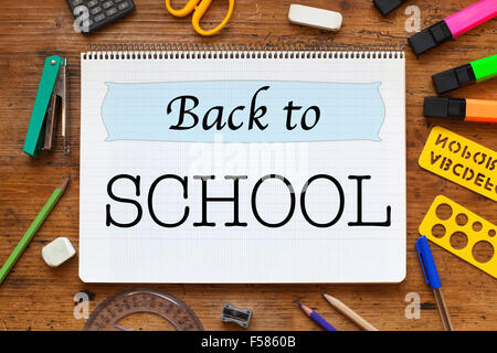 school background with place for text Stock Photo