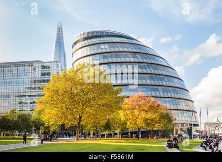 City Hall, More London Riverside, Tooley Street, Southwark, London SE1, headquarters of the Greater London Authority (GLA) Stock Photo