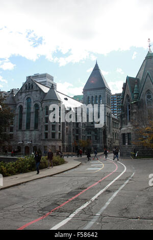 McGill University Campus in Montreal, Quebec. Stock Photo