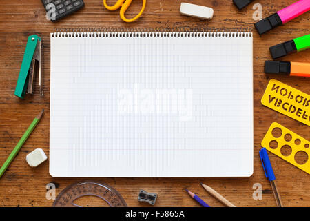 school background with place for text Stock Photo