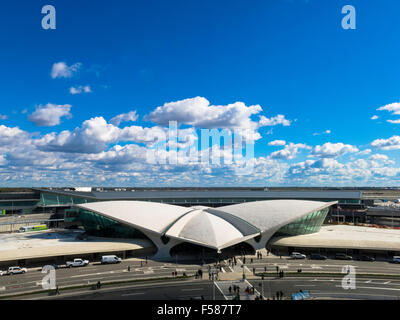 Historic TWA Terminal at John F. Kennedy International Airport opened as a Hotel in May 2019, New York Stock Photo