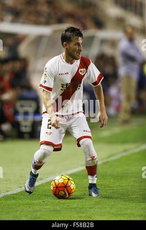 Madrid, Spain. 23rd Oct, 2015. Tito (Rayo) Football/Soccer : Spanish 'Liga BBVA' match between Rayo Vallecano de Madrid 3-0 RCD Espanyol at the Campo de Futbol de Vallecas in Madrid, Spain . Credit:  Mutsu Kawamori/AFLO/Alamy Live News Stock Photo