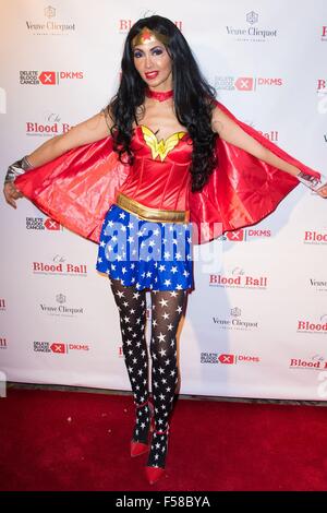 New York, NY, USA. 29th Oct, 2015. Tabasum Mir at arrivals for Delete Blood Cancer DKMS Second Annual Blood Ball, The Box, New York, NY October 29, 2015. Credit:  Abel Fermin/Everett Collection/Alamy Live News Stock Photo