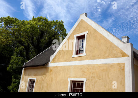 Historical buildings in the museum village of Genadendal , Western Cape Province, South Africa. Stock Photo