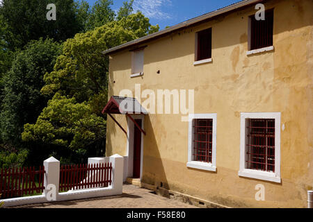 Historical buildings in the museum village of Genadendal , Western Cape Province, South Africa. Stock Photo