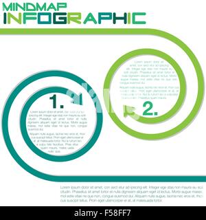 Bright infographic arrows in vector format. Stock Vector